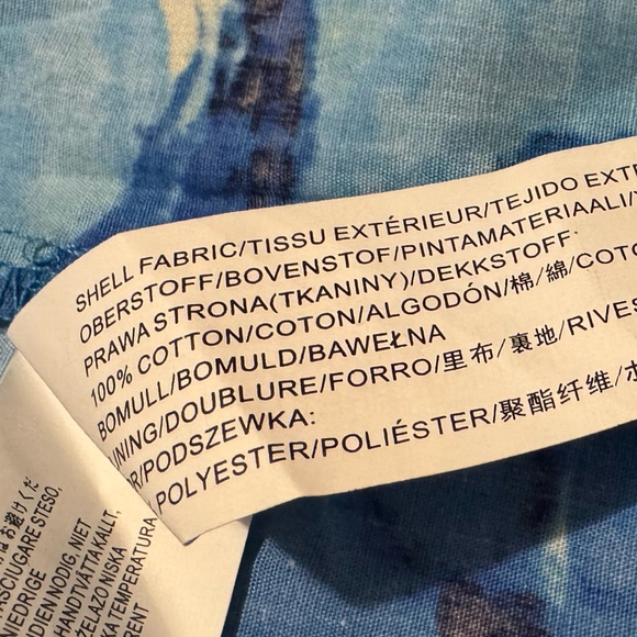 Moon River Shirred Drop-Waist Midi Dress Size Medium - Picture 13 of 14